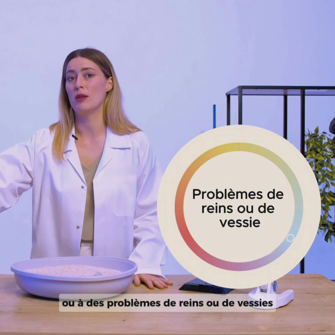 Charger la vidéo : <p>Découvrez à travers cette vidéo l’expérience réelle de nos clients et comment la <strong>litière PURSANA</strong>, avec son système <strong>anti-odeur 30 jours</strong> et son <strong>détecteur de santé intelligent</strong>, transforme le quotidien de leur chat. Une preuve authentique de l’efficacité et de la fiabilité de notre technologie.</p>